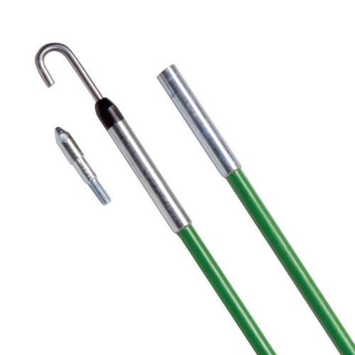 Greenlee® Fish Stix™ 540-12 Short Pulling Rod Kit, 12 ft L, 1/4 in Dia Pole, Fiberglass, Green