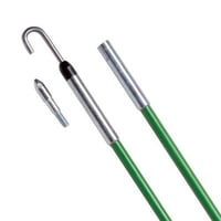 Greenlee® Fish Stix™ 540-24 Long Pulling Rod Kit, 24 ft L, 1/4 in Dia Pole, Fiberglass, Green