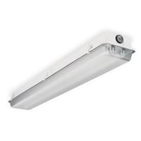 Lithonia DMW-2-32-MVOLT-GEB10IS Vaportite Fixture, 4 ft, T8 Lamp (x2), 32W, 120 to 277 V