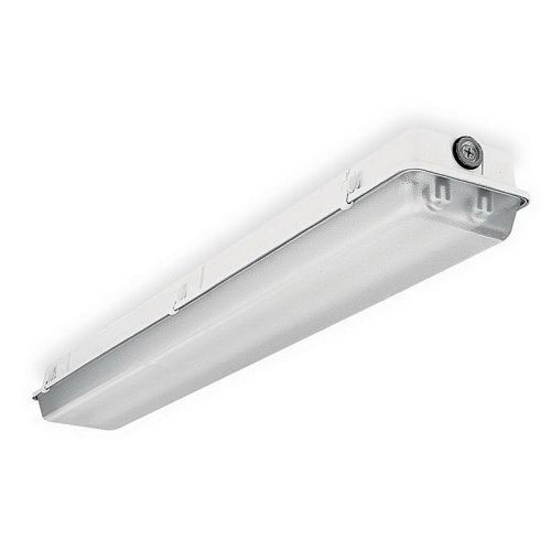 Lithonia DMW-2-32-MVOLT-GEB10IS Vaportite Fixture, 4 ft, T8 Lamp (x2), 32W, 120 to 277 V