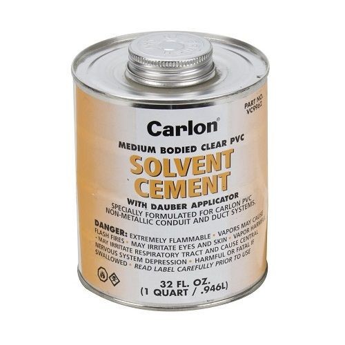 Carlon® VC9962 Standard Conduit Cement, 32 oz Can, Liquid Form, Clear, 0.93