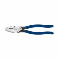 D213-8NEKlein® D213-8NE New England Nose Lineman's Plier, 1-7/16 in L x 1-3/16 in W X 5/8 in THK Tool Steel Jaw, Crosshatch Knurled Jaw Surface, High Leverage Cut, 8.59 in OAL
