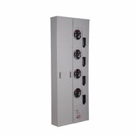 1MP4206RPEATON 1MP4206RP Group Metering Meter Pack, 200 A Self-Contained Socket, Underground Feed, 120/240 VAC, 600 A Bus