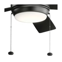 330174SBKKichler® Starkk™ 330174SBK Ceiling Fan, 52 in Blade, 12 deg Blade Pitch, Steel Housing, Wood Blade, 1368/4051 cfm Flow Rate