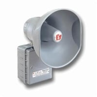 302GC-024Federal Signal SelecTone® 300GC-024 Audible Signaling Device, 24 VDC, 0.67 A, 50/60 Hz, 110 dB Sound, CSFM Approved, cUL Listed, UL 1480