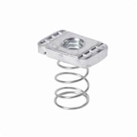 N624ZNB-Line N624ZN Channel Nut With Spring, For Use With B62 and B72 Series Mini Channel, 0.15 in THK, 1/4-20 Thread, Steel