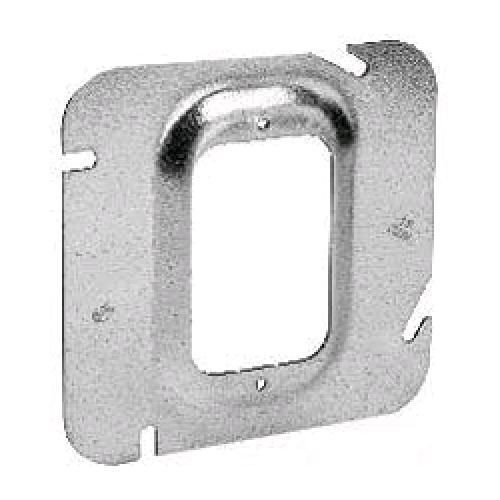 Crouse-Hinds Thepitt® TP578 1-Device Box Cover, 4-11/16 in L x 4-11/16 in W, Raised Surface Cover, Steel