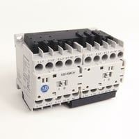 104-K05D02Allen-Bradley 104-K05D02 104-K Mini Reversing Contactors, Screw Type Terminals, 5A, System Control Voltage: 110V 50Hz/120V 60Hz, 3 N.O. Main Contacts, 1 N.C. Auxiliary Contact