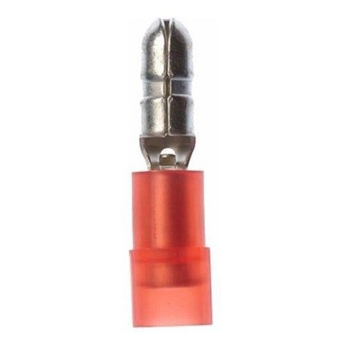 7100165173Scotchlok™ 7100165173 Insulated Male Disconnect, 22 to 18 AWG Conductor, 0.91 in L Insulation Grip Barrel, ETP Copper/Nylon, Red