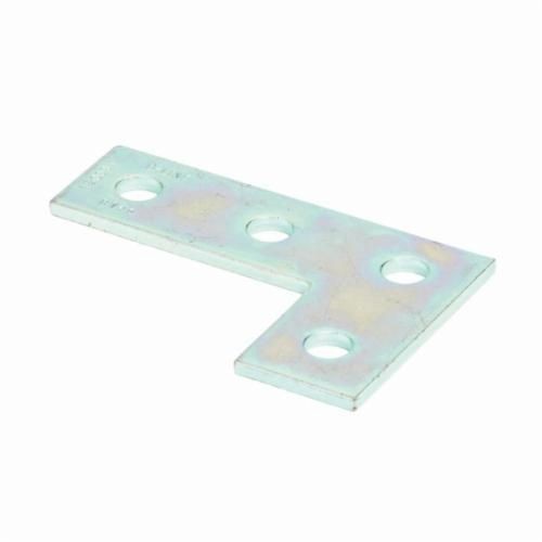 B143SS4B-Line B143SS4 Flat Corner Plate, 4 Holes, 5-3/8 in L x 3-1/2 in W x 1/4 in THK, 304 Stainless Steel