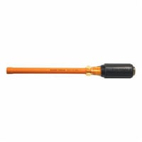 646-1/4-INSKlein® 646-1/4-INS Insulated Nutdriver, 1/4 in, Hollow Shank, Orange Cushion Grip Handle