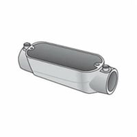 C200ATWO-Z/Gedney C75ATW Type-C Conduit Outlet Body, 3/4 in Hub, 7.1 cu-in Capacity, Die Cast Copper Free Aluminum, Aluminum Enamel