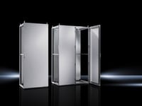 8804500Rittal 8006530 TS 8 1-Door Compact Enclosure, 39 in W x 24 in D x 79 in H, NEMA 12/IP55, Carbon Steel