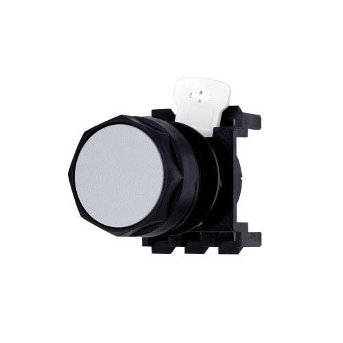 E22PB1EATON E22PB1 Heavy Duty Non-Metallic Non-Illuminated Pushbutton Operator, 22.5 mm, 1NO Contact, Black
