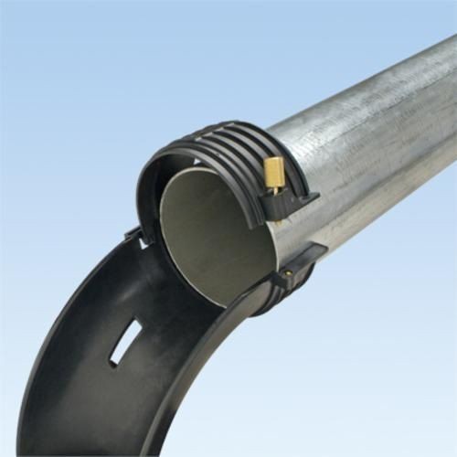 Panduit® Tak-Ty® CWF400 Conduit Waterfall, For Use With 4 in EMT Conduit, 8.4 in L x 5.7 in W x 8.54 in H, Nylon 6.6, Black