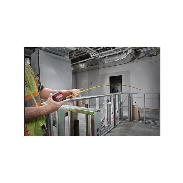 48-22-0325Milwaukee® 48-22-0325 Compact Magnetic Wide Measuring Tape, 25 ft L x 1 in W Blade, Steel Blade, 1/16 in, 1/8 in, 1/4 in, 1/2 in, 1 ft Graduation
