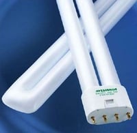 Sylvania DULUX® L ECOLOGIC® FT24DL/835/ECO/20580 Long Compact Fluorescent Lamp, 24 W, 4-Pin 2G11 CFL Lamp, T5 Shape, 1800 Lumens