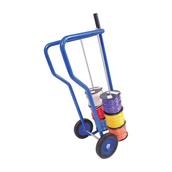 MH8110Southwire® Madison Electric WireSMART™ MH8110 Cable Dispenser, 19-1/4 in W x 17 in H, 50 lb Load, Blue