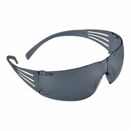 3M™ SecureFit™ SF202AF Light Weight Protective Eyewear, Universal, Frameless Gray Frame, Anti-Fog Gray Lens