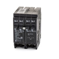 BQ2202120EATON BQ2202120 Quadplex Type BQ Molded Case Circuit Breaker, 120/240 VAC, 20 A, 10 kA Interrupt, 4 Poles, Independent/LI Trip