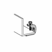 510Steel City® 507 Beam Clamp, 1/2-13 Rod, 1-3/8 in THK Flange, 1700 lb Load, Malleable Iron, Electroplated