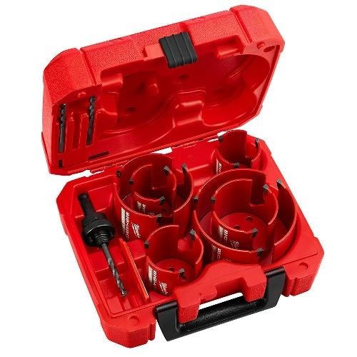 Milwaukee® BIG HAWG™ 49-56-9290 Hole Saw Kit, 10 Pieces, Carbide