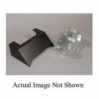 OFR89-4000Wiremold® OFR89-4000 Overfloor Raceway Transition Fitting, 7-3/16 in L x 4-7/8 in W x 2-9/16 in H, For Use With OFR, 4000 Series Raceway System, Steel, Black
