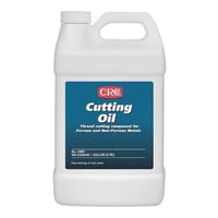 CRC® 14051 Non-Drying Non-Flammable Sulfur Free Thread Cutting Oil Lubricant, 1 gal Bottle, Faint Petroleum, Liquid, Brown