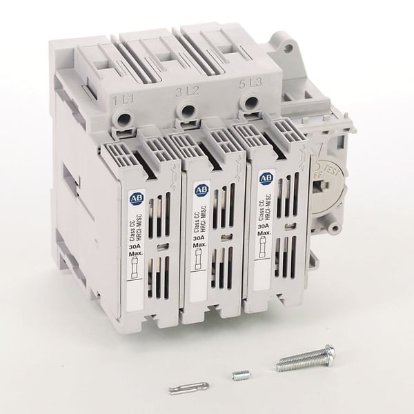 194R-C30-1753S-PYN1Allen-Bradley 194R-C30-1753S-PYN1 194R Fused and Non-Fused Disconnected Switches, Kitted, CC fuse, 30 A, 3 Pole194R-PY Standard Red/Yellow Handle 3/3R/4/4X/12, NFPA79 Handle with R1 Shaft (12 in) and Guard Tube