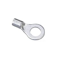 IDEAL® 83-0541 1-Hole Non Insulated Bare Ring Terminal, 6 AWG, 3/8 in Stud, Tin Plated Brass