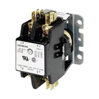 Siemens 45EG20AF Definite Purpose Contactor, 120 VAC Coil, 30 A Max Load, 0NC, 2 Poles