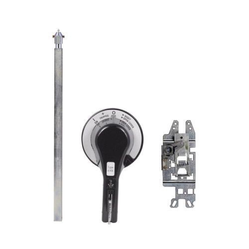 HM2R12EATON HM2R12 Handle Mechanism, NEMA 1/3R/12 NEMA Rating, Rotary Handle Handle/Operation, Through-The-Door Handle Mounting, For Use With C Series J Frame Electronic Molded Case Circuit Breaker