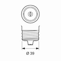281246Philips 281246 Metal Halide Lamp, 250 W, EX39 Exclusionary Mogul HID Metal Halide Lamp, ED28 Shape, 16500 Lumens