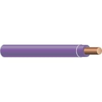 Type THWN/AWM THHN Building Wire, 600 VAC, (1) 12 AWG Solid Copper Conductor, 2500 ft L, Purple