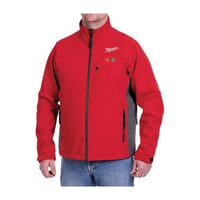 202R-21LMilwaukee® 202R-20XL Insulated Heated Jacket, XL, Red, Polyester/Brushed Tricot Lining, 44 to 46 in Chest, Resists: Water and Wind