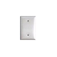Mulberry 97851 Jumbo/Oversize Blank Wallplate, 1 Gang, 5-1/2 in H x 3-1/2 in W, 430 Stainless Steel