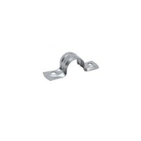 Minerallac Traditional® 240SS 2-Hole Service Entrance Strap, 1/2 in, For Use With 1/2 in Rigid/IMC Conduits and #2 SER Cable, Steel, Stainless Steel