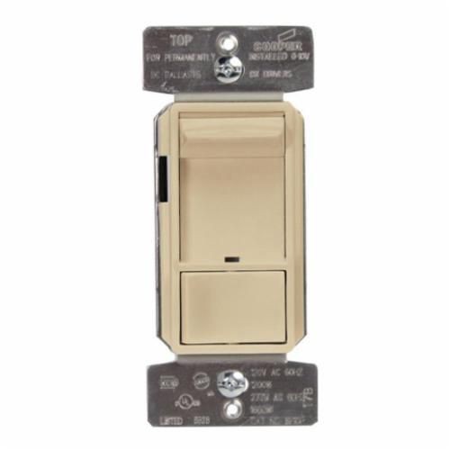 SF10P-VCooper Wiring SF10P-V 3-Way Dimmer, 120/277 VAC, 10/6 A, 1 Pole, Ivory
