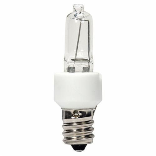 S4482SATCO® S4482 Dimmable Halogen Lamp, 60 W, E12 Candelabra Lamp Base, T3 Shape, 120 VAC