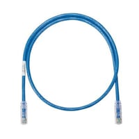 NK6APC2BUPanduit® NetKey® NK6APC5BU F/UTP Patch Cord, Cat 6A, 26 AWG Copper Conductor, Modular Plug Connector, 5 ft L Cord