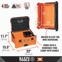 54803MBKlein® 54803MB Medium Toolbox, 11.7 in H x 15.5 in W