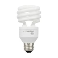 CF20EL/SPIRAL/827/26347Sylvania CF20EL/SPIRAL/827/26347 Compact Fluorescent Lamp With Integral 120 VAC Ballast, 20 W, Medium CFL Lamp, T2 Full Half Spiral Shape, 1300 Lumens Lumens
