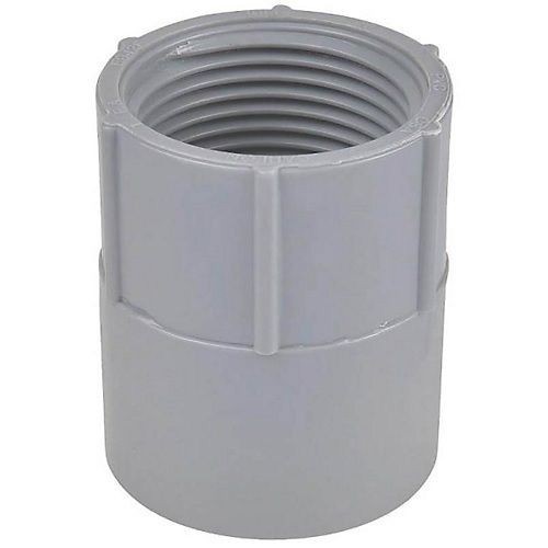 Carlon® E942K Non-Metallic Conduit Adapter, 2-1/2 in, Female x Socket Thread, PVC