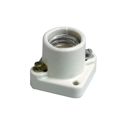 Leviton® 19062 1-Circuit 1-Piece Keyless Lampholder, 660 W, 250 VAC, Medium Incandescent Lamp