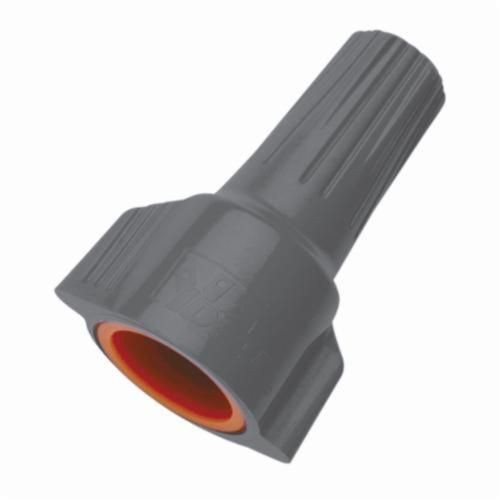 30-1161IDEAL® WEATHERPROOF® 30-1161 61® Series Wire Connector, Swept Wing/Twist-On Shell, Live Action/Square Wire Spring, 22 to 14 AWG Solid/Stranded Copper Wire, Thermoplastic Polyester