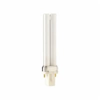 148734Philips ALTO® 148734 Energy Saving Non-Dimmable Short Compact Fluorescent Lamp, 7 W, 2G11/Bi-Pin G23 CFL-NI Lamp, PLS Shape, 400 Lumens
