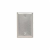 SSJ13Pass & Seymour® SSJ13 Junior Jumbo Blank Wallplate, 1 Gang, 5 in, 302 Stainless Steel