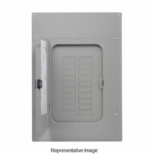 EATON BRP20L125R 1-Phase Main Lug Load Center, 120/240 VAC, 125 A, 1 Poles, 10 kA Interrupt