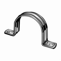 Minerallac® Minerallac Traditional® 240 2-Hole Mounting Strap, 2 AWG, 1/2 in SER/Rigid/IMC Cable, 3/16 in Mounting Hole, Steel, Pre-Galvanized