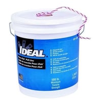 IDEAL® Powr-Fish® 31-340 Heavy Duty Pull Line Measuring Tape, 210 lb Tensile Strength, 6500 ft L x 11 in W, Fiber Polyline